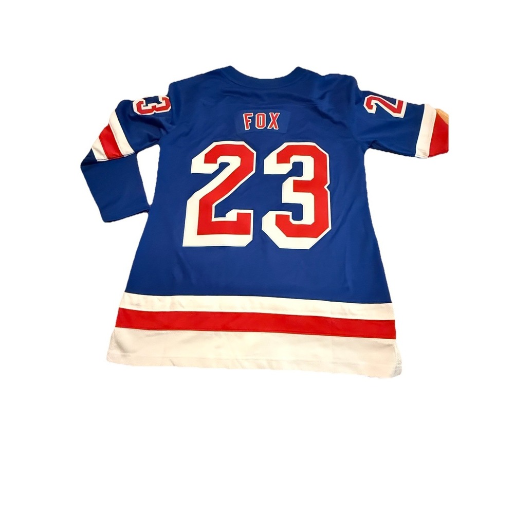 New York Rangers Jersey Adam Fox #23 Blue Breakaway Fanatics Women's Large NWT